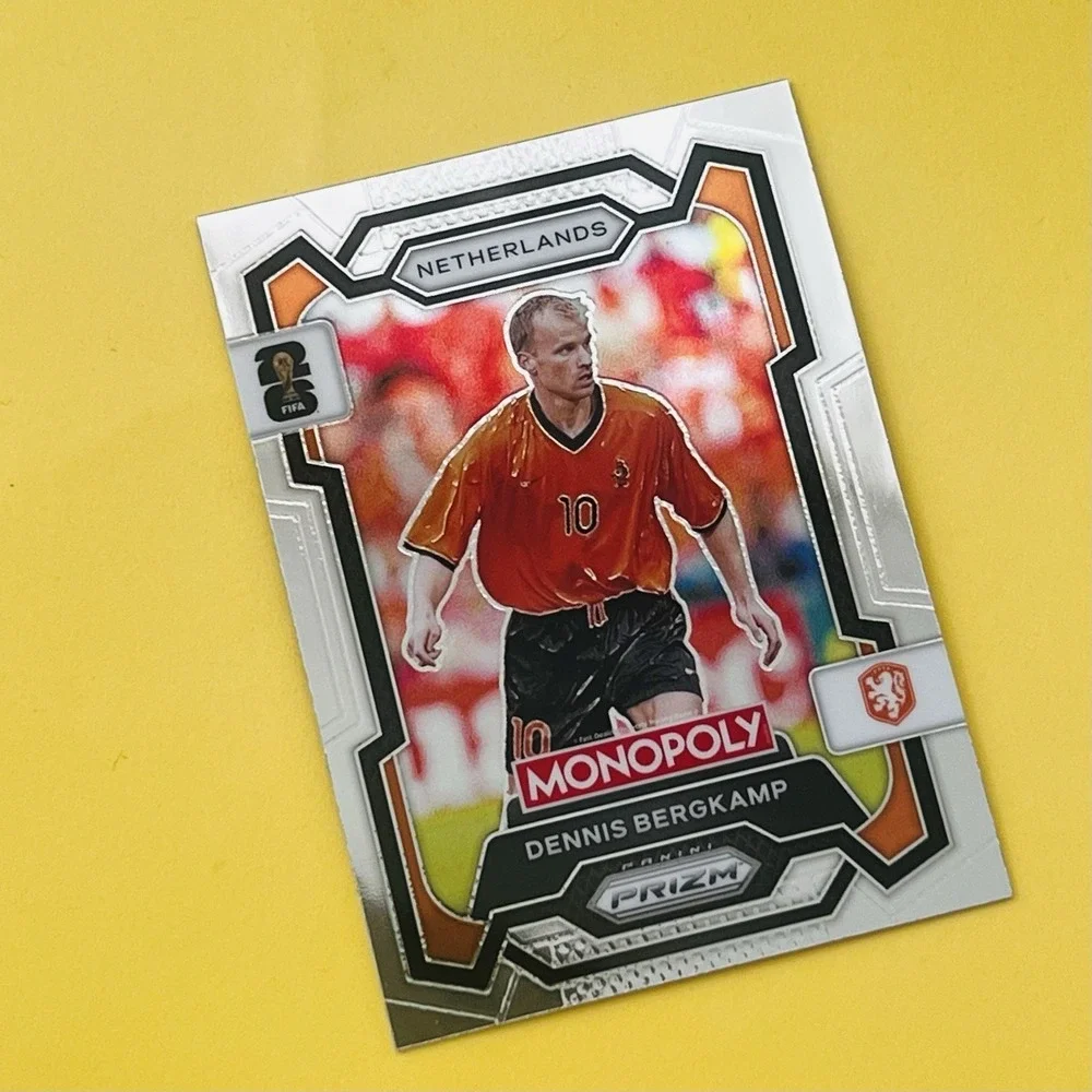 2026 Panini Prizm Monopoly FIFA World Cup Dennis Bergkamp Silver Netherlands #74